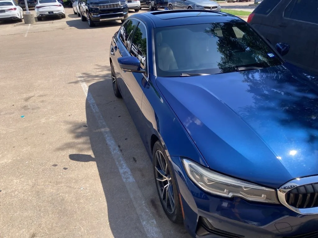 Used 2021 Blue BMW 330i image 1