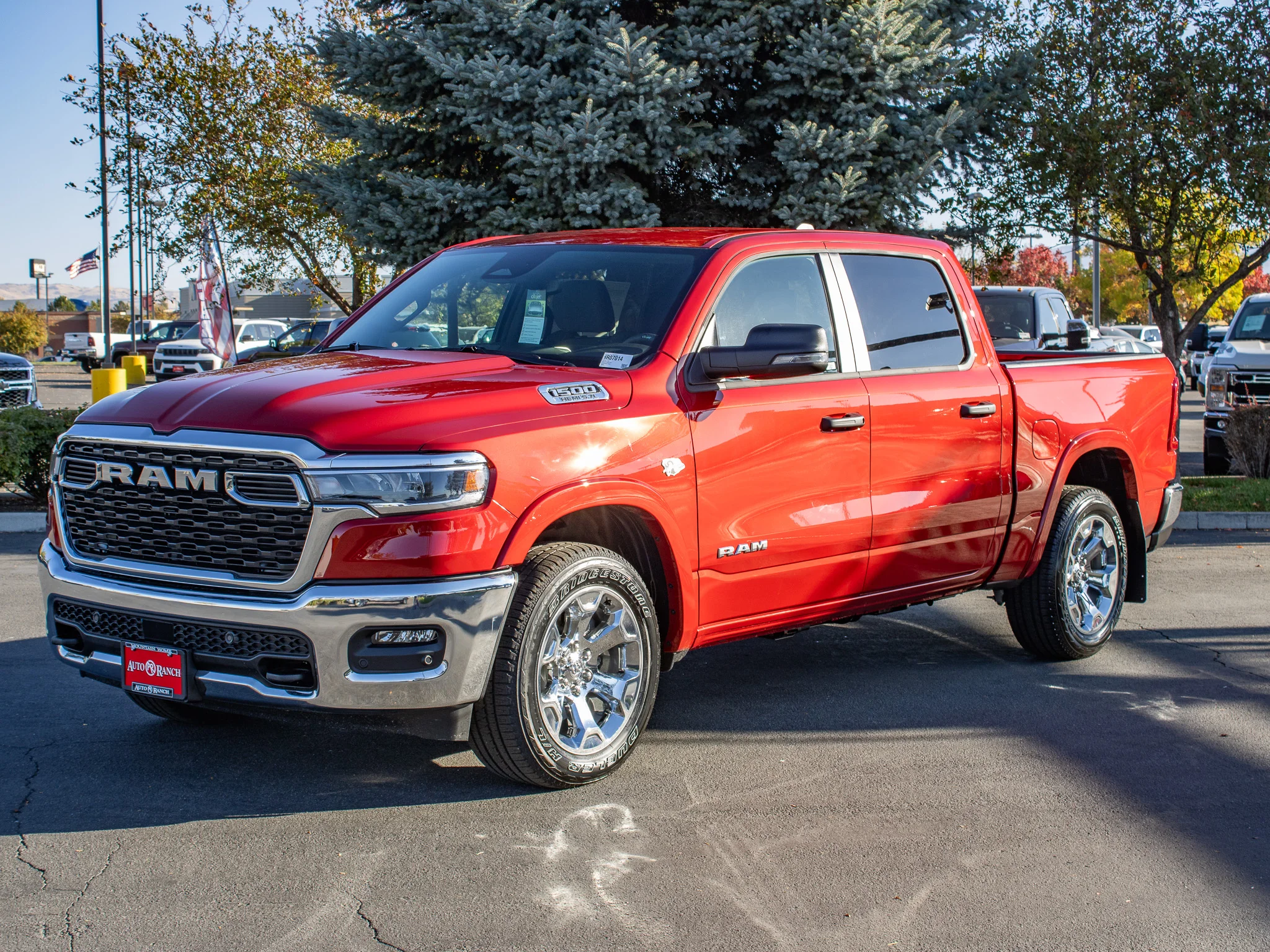 New 2027 Molten Red Pearlcoat Ram Big Horn image 4