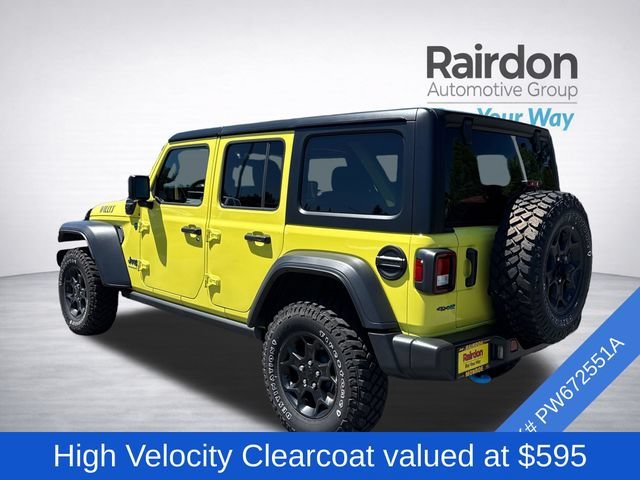 Used 2023 High Velocity Clearcoat Jeep Willys 4xe image 4