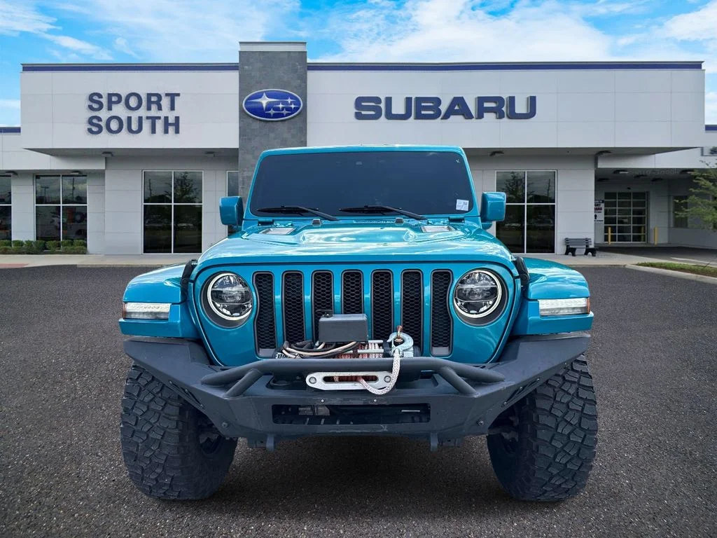 Used 2020 Teal Jeep Unlimited Rubicon image 9