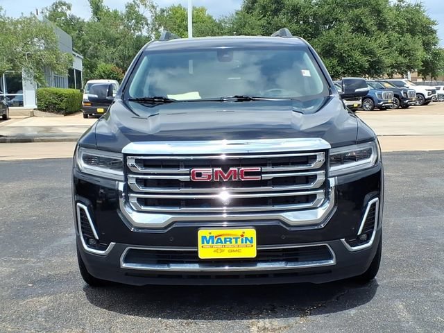 Used 2021 GMC Acadia SLT with VIN 1GKKNMLS1MZ231185 for sale in Cleveland, TX