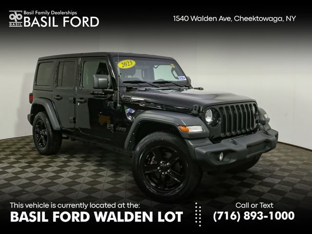 Used 2023 Black Jeep Sport image 1
