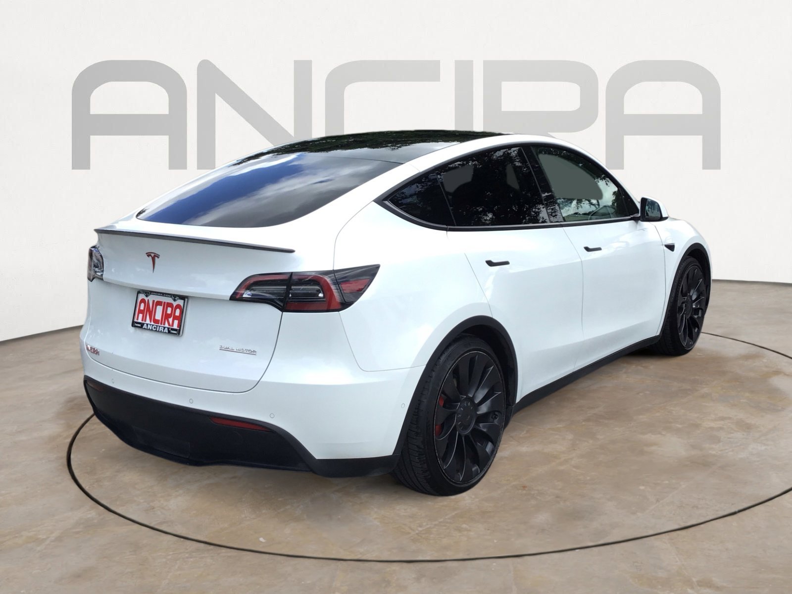 Used 2022 Pearl White Multi-Coat Tesla Performance image 12