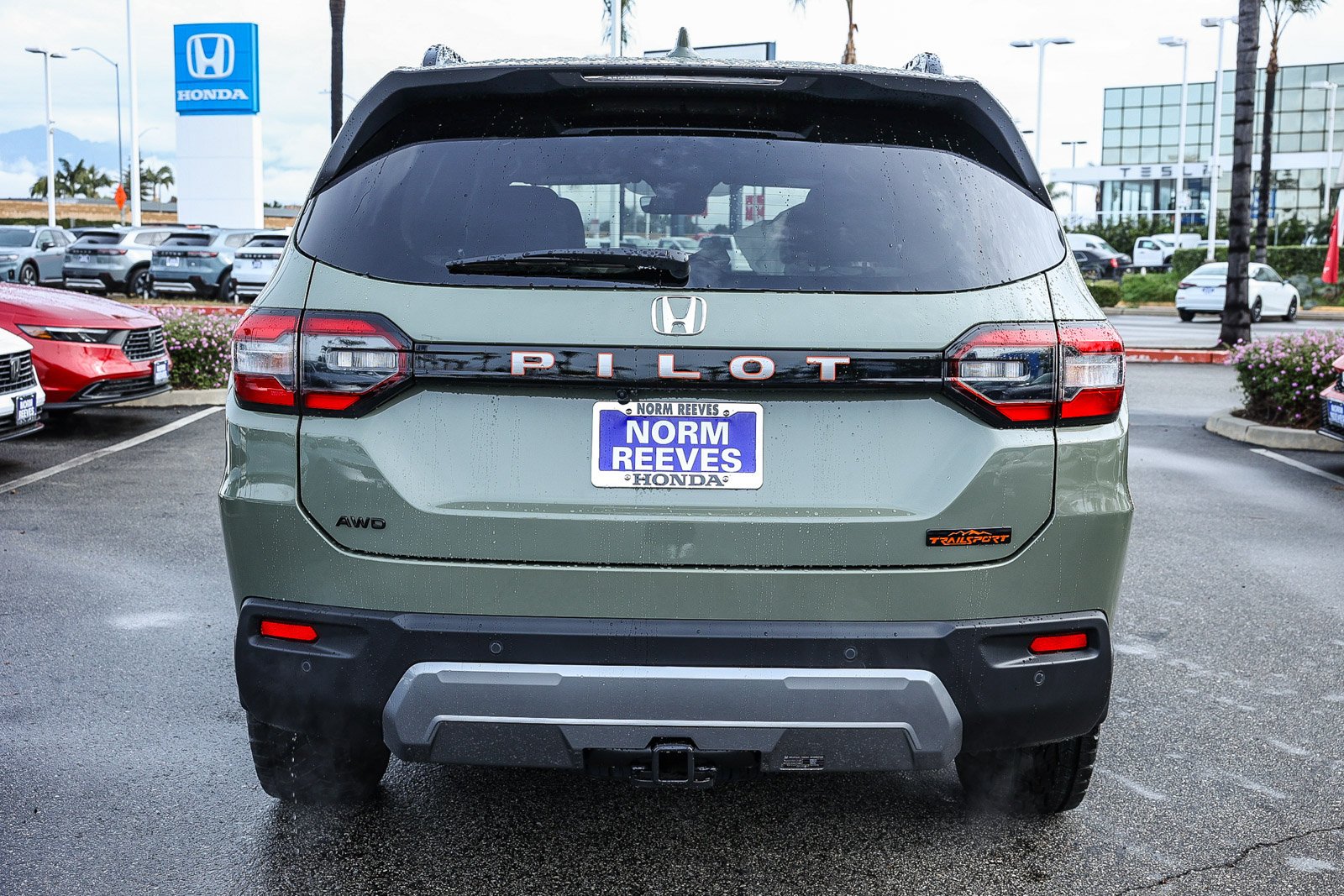 New 2026 Ash Green Metallic Honda TrailSport AWD image 5