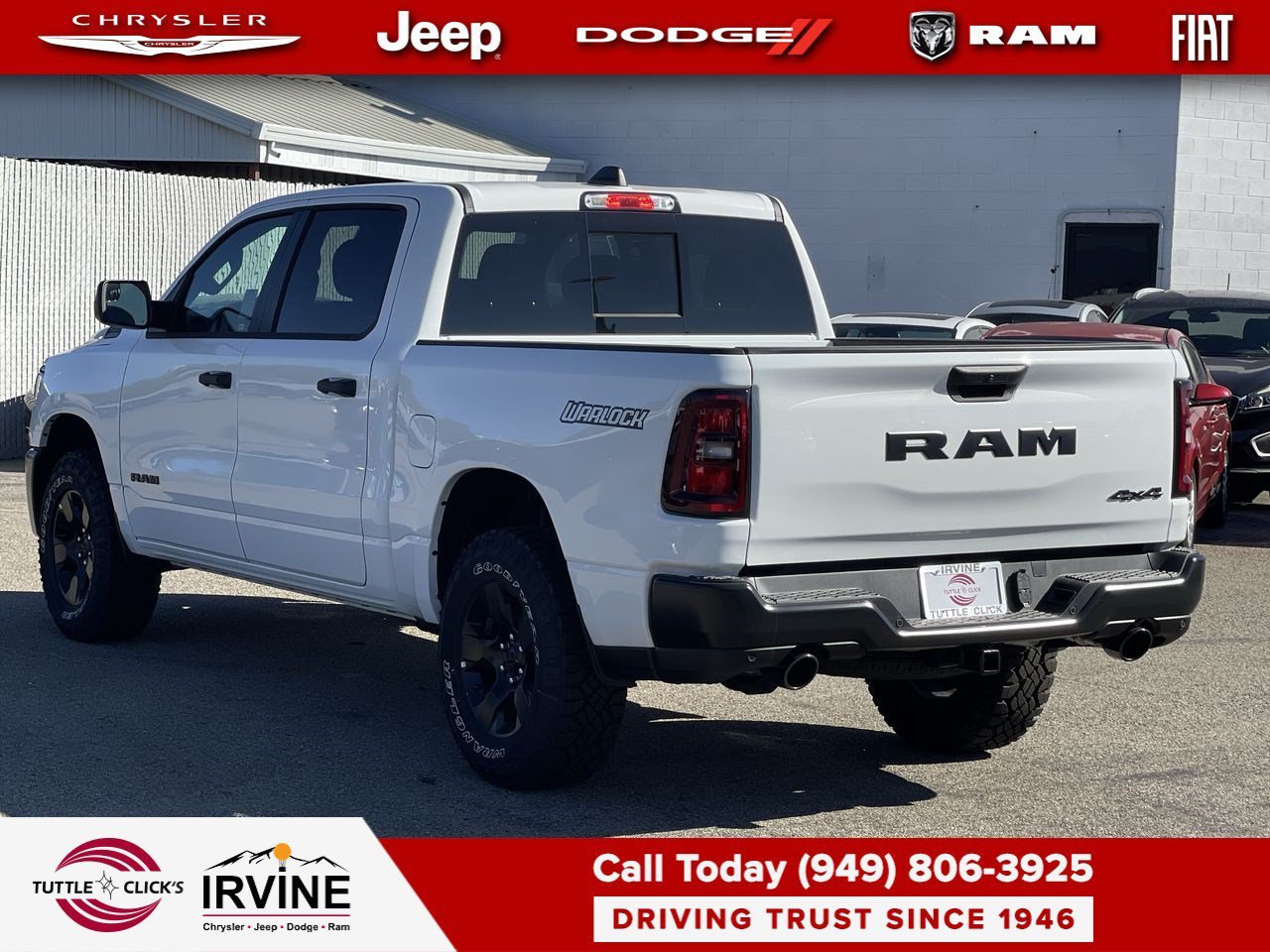 New 2026 Bright White Clear-Coat Exterior Paint RAM Warlock image 4