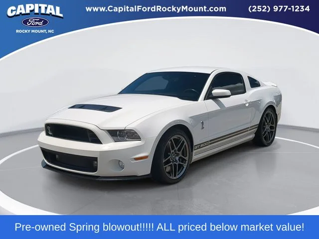 Used 2013 White Ford Shelby GT500 image 1