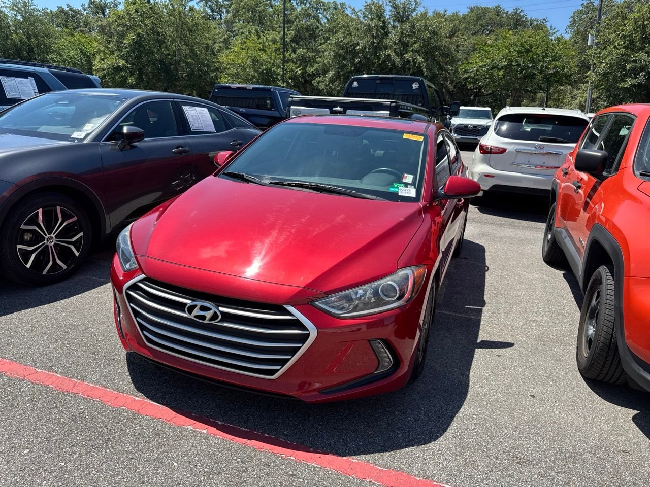 Used 2017 Red Hyundai Value Edition image 7