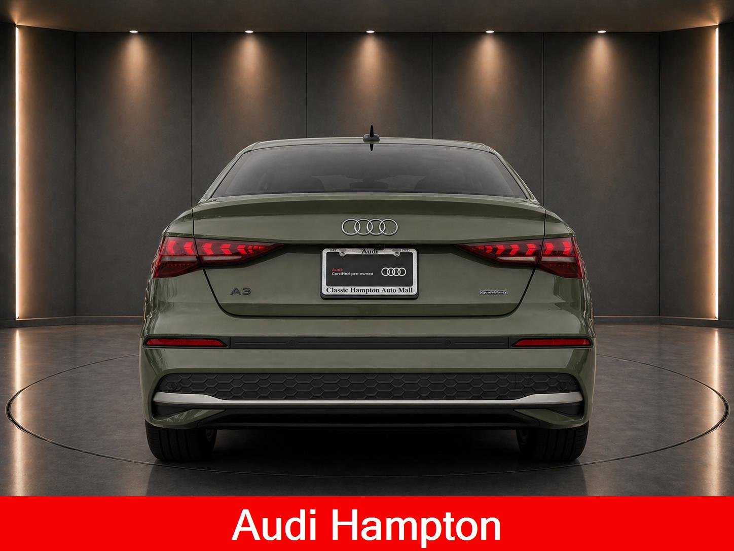 Used 2025 District Green Metallic Audi Premium Plus image 3