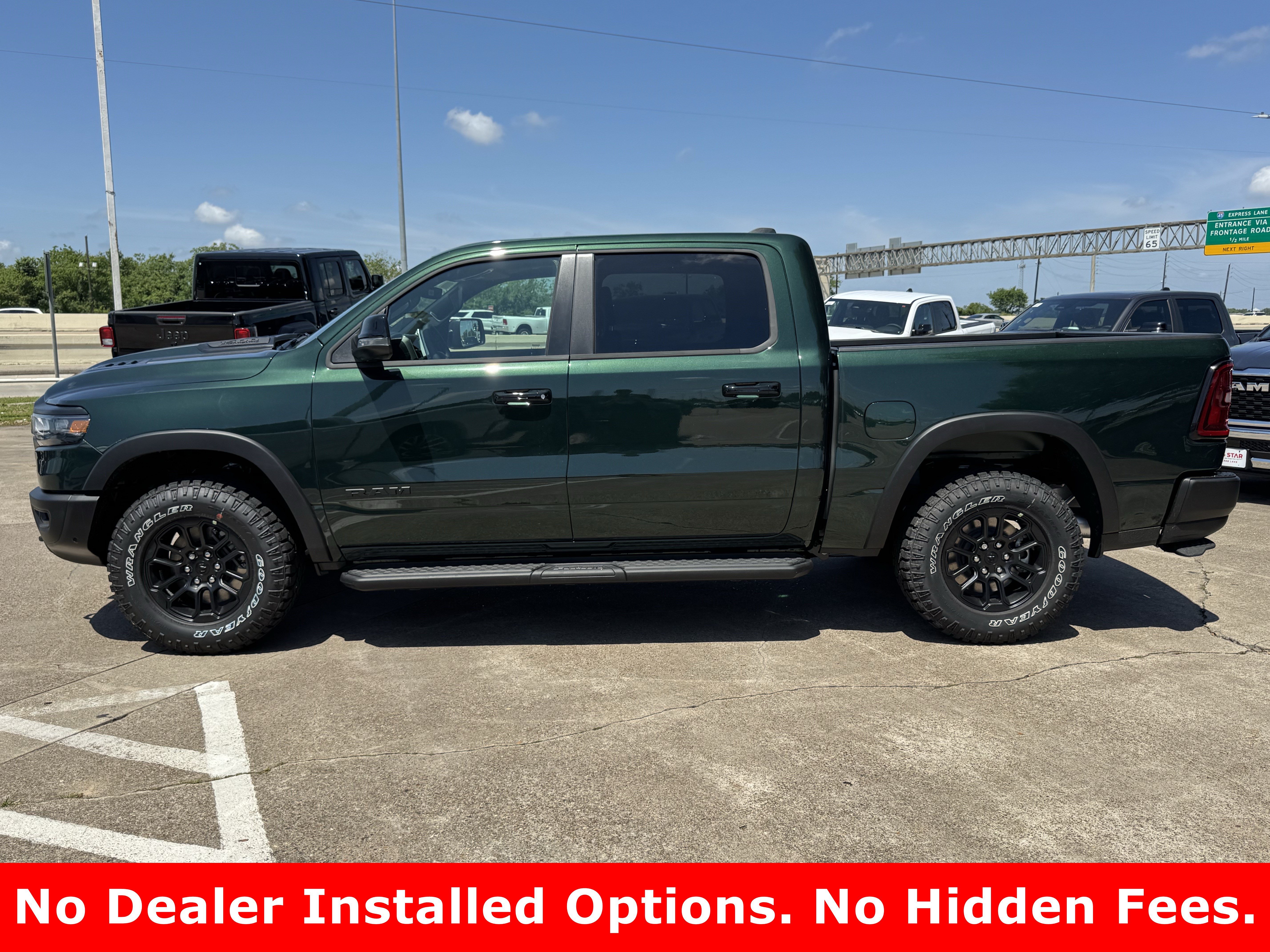 New 2026 Serrano-Green Metallic Exterior Paint RAM Rebel image 6
