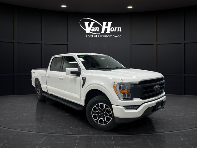 Used 2023 Star White Metallic Tri-Coat Ford Lariat image 1