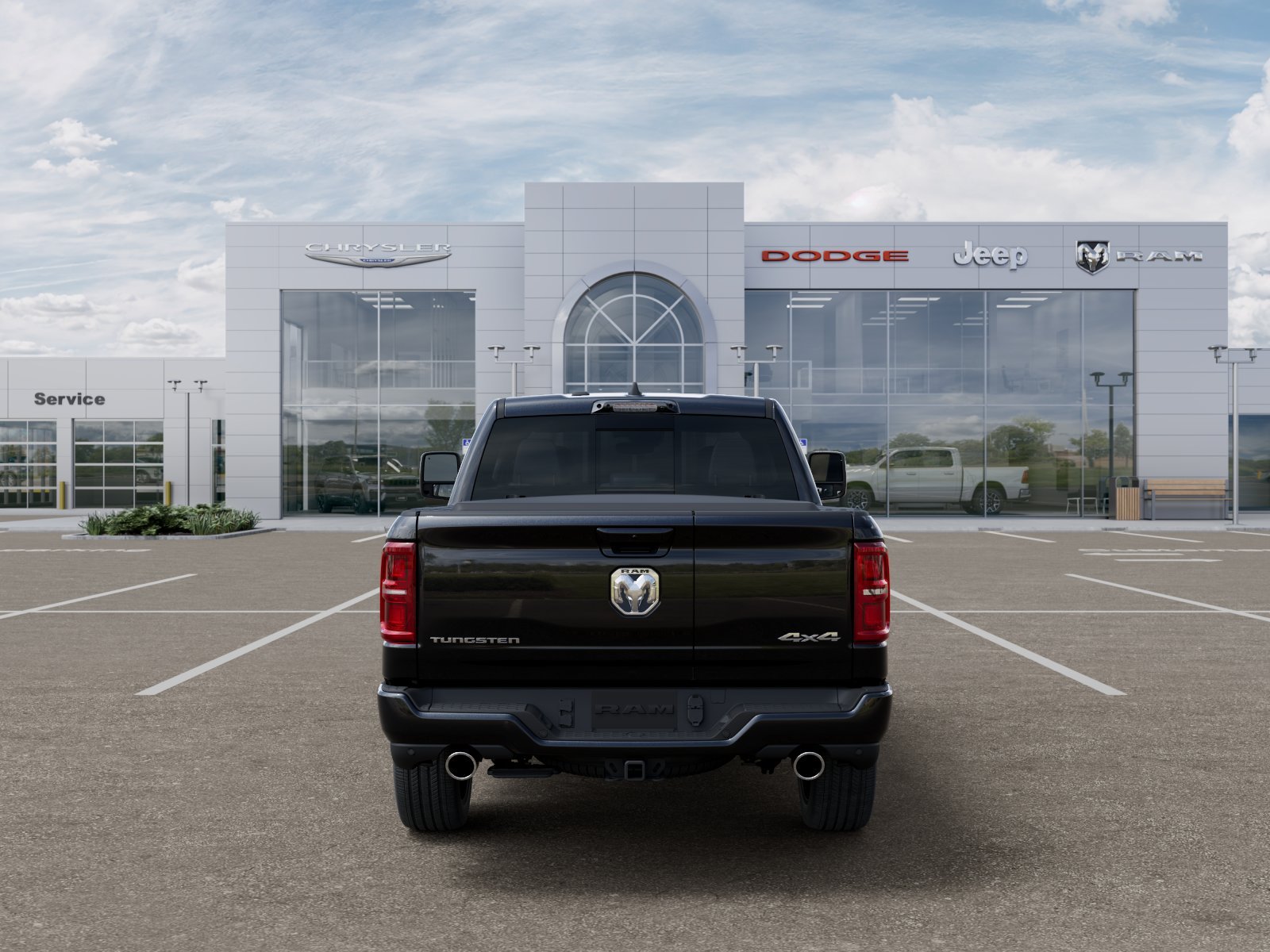 New 2026 Diamond Black Crystal Pearl-Coat Exterior Paint RAM Tungsten image 44