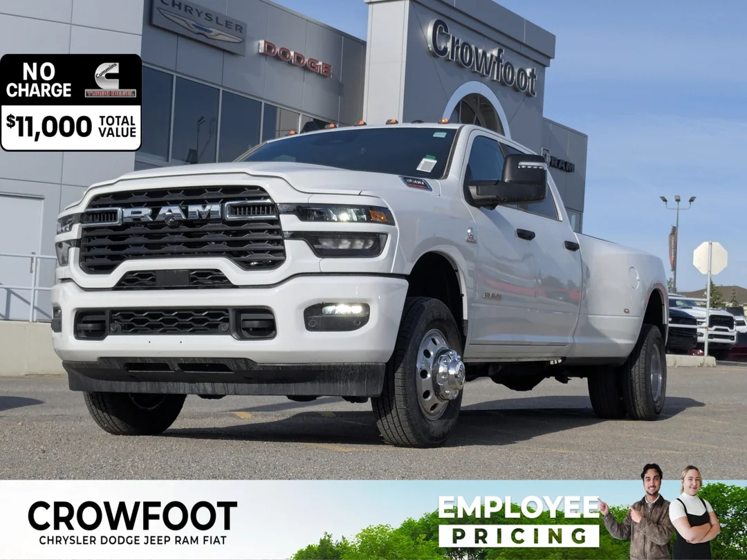 New 2026 White RAM Big Horn - - 4x4 - 6.7L HO Diesel - Max Tow Pkg w/ 5th Wheel Prep & More! image 1