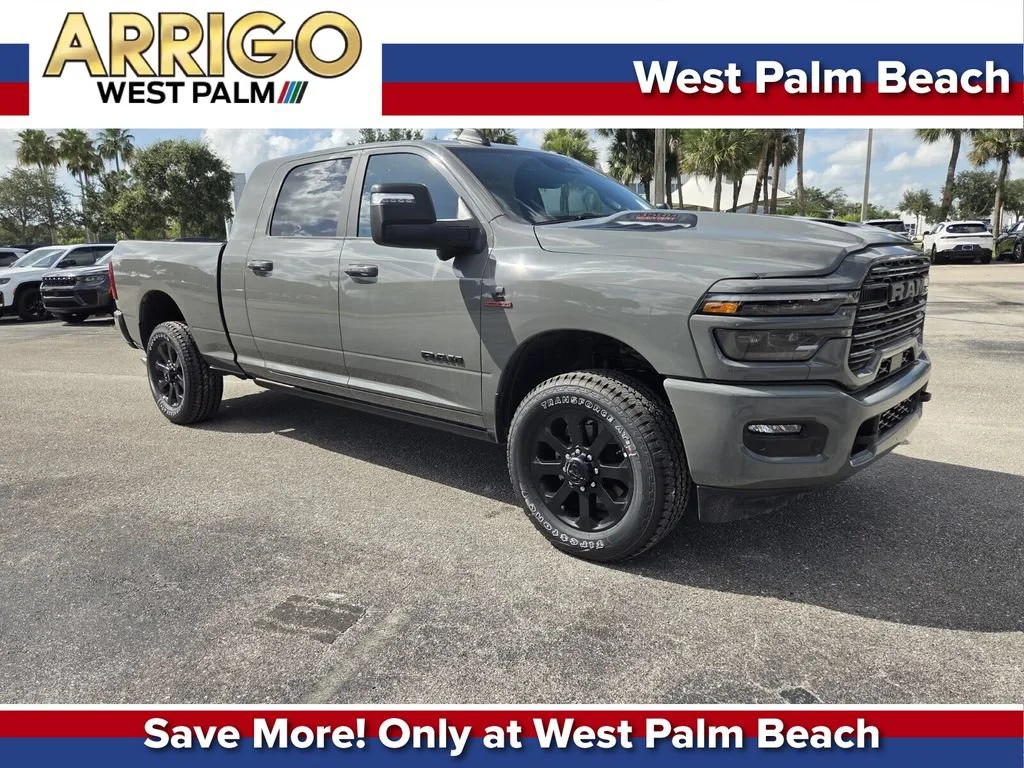 New 2026 Ceramic Gray Clear-Coat Exterior Paint RAM Laramie image 1