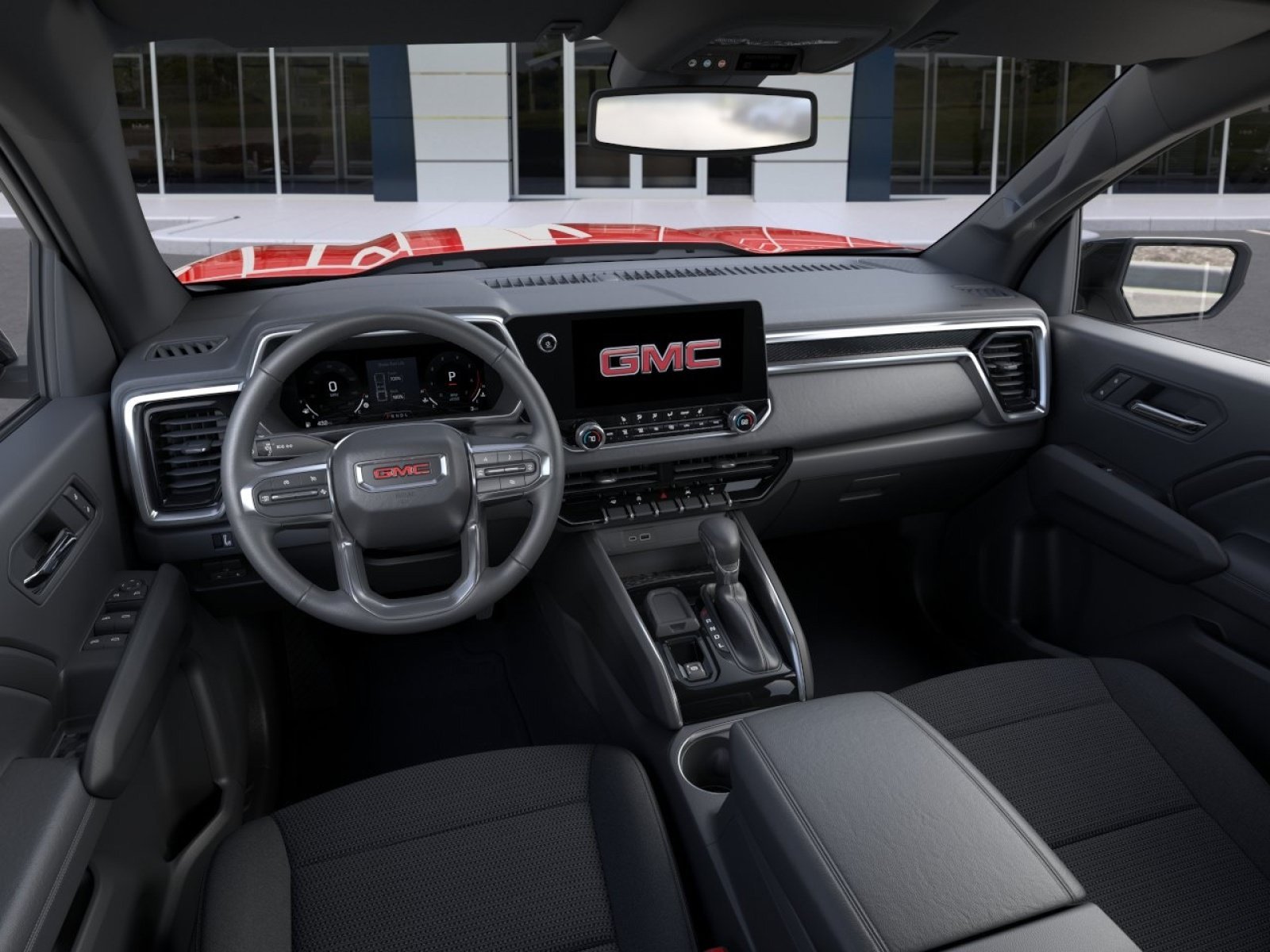 New 2026 Volcanic Red Tintcoat GMC 2WD Elevation image 15