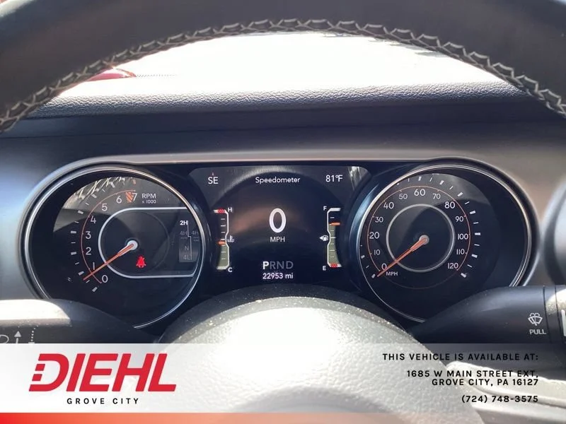 Used 2021 Black Jeep 80th Anniversary 4x4 image 16