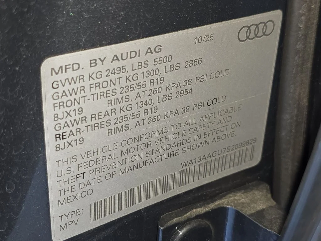 Used 2025 Gray Audi 2.0T Prestige image 37