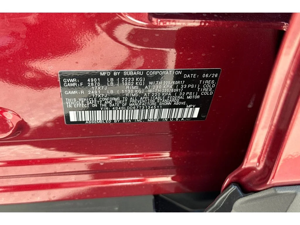 New 2026 CRIMSON RED PEARL Subaru Premium image 26