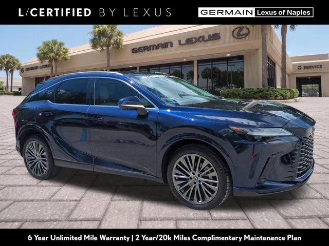 Certified Used 2024 Blue Lexus 350 Luxury image 1