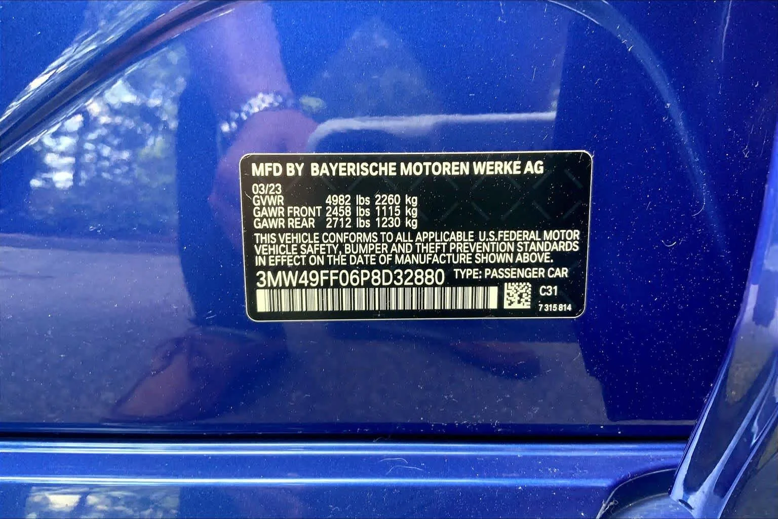 Used 2023 Portimao Blue Metallic BMW M340i xDrive image 31