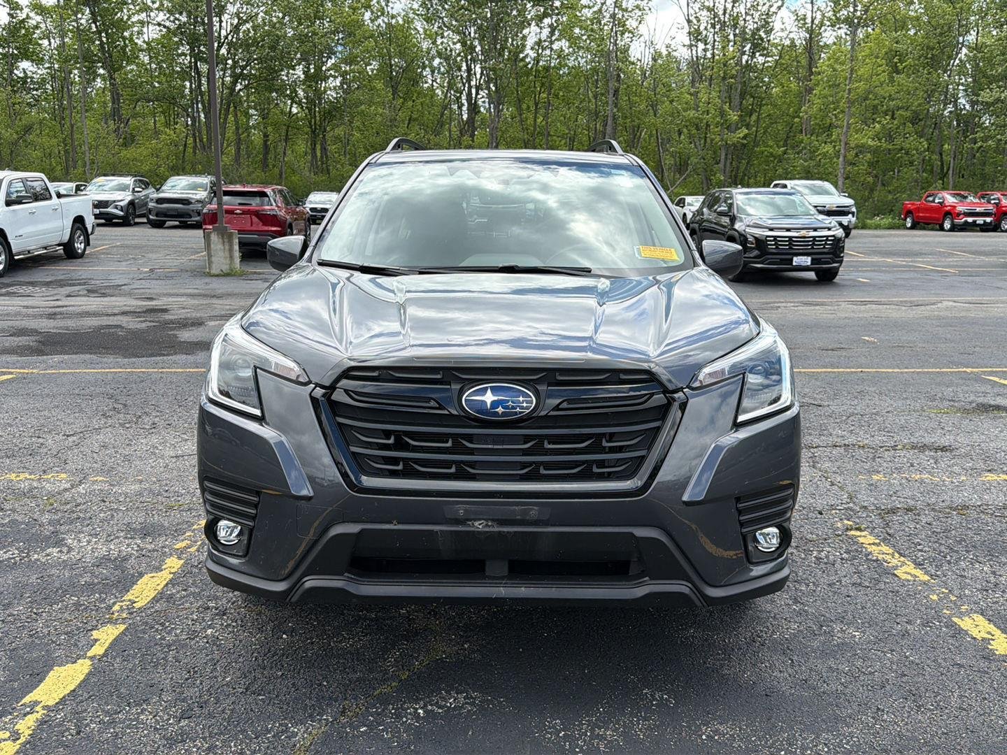 Used 2024 Magnetite Gray Metallic Subaru Premium image 13