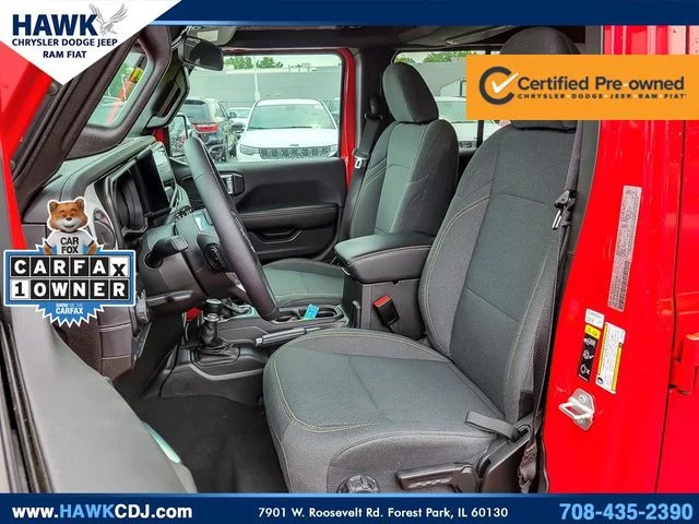 Certified Used 2025 Red Jeep Sahara 4xe image 8