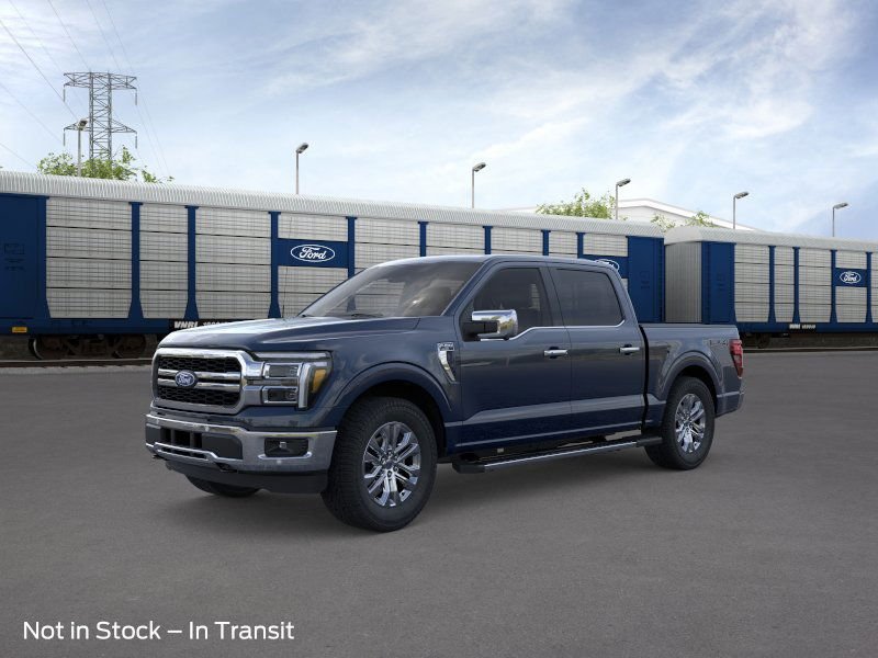 Antimatter Blue Metallic 2026 Ford F-150 Lariat SuperCrew 4WD Pickup Truck Four-Wheel Drive