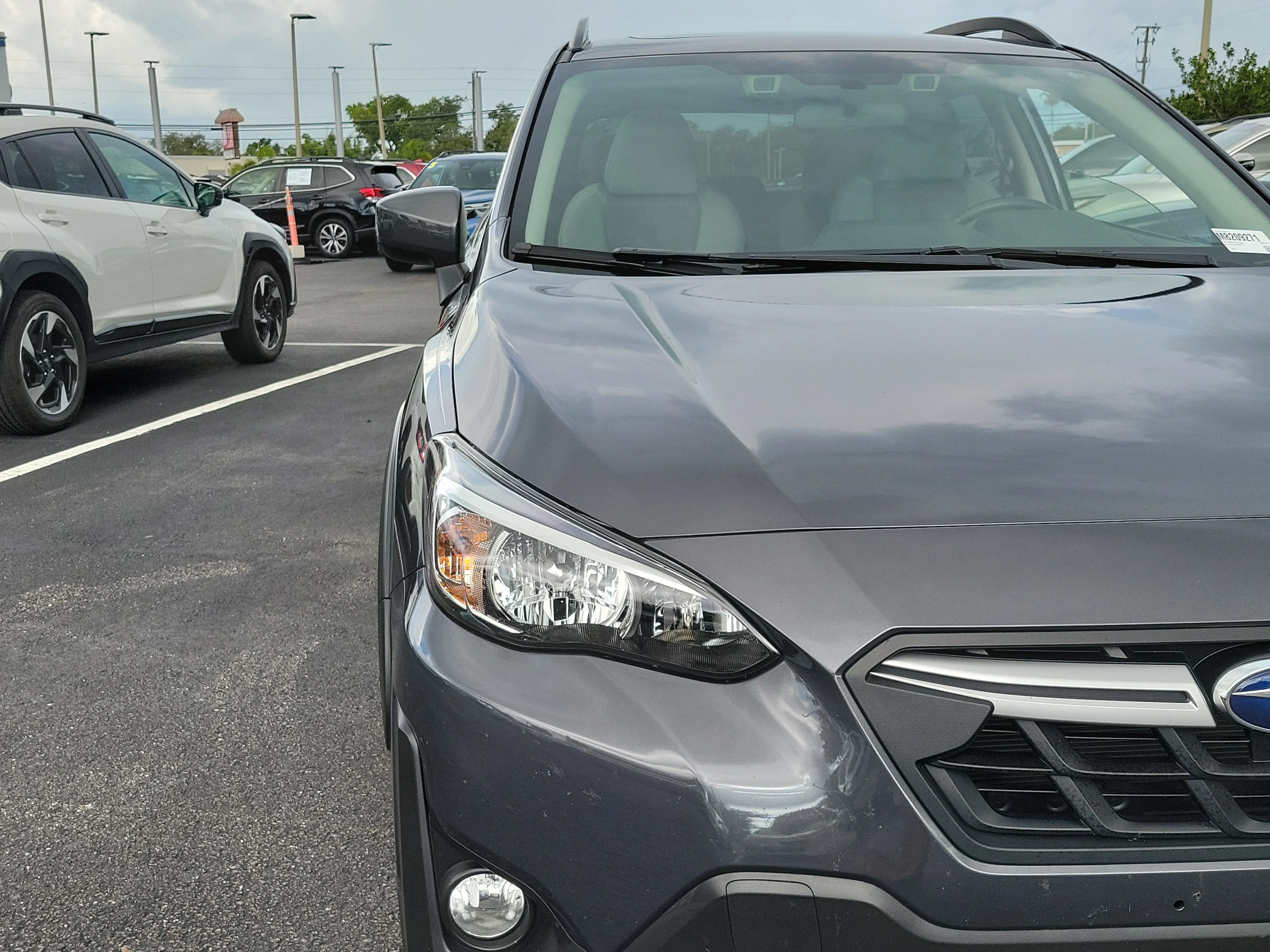 Used 2021 Magnetite Gray Metallic Subaru Premium image 7