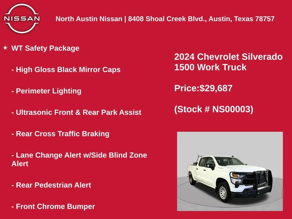 Used 2024 White Chevrolet WT image 22