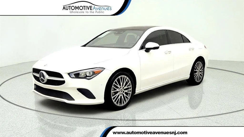 Used 2023 Polar White Mercedes-Benz CLA 250 Coupe w/ Premium Pkg, Multimedia Pkg & Parking Assist image 1