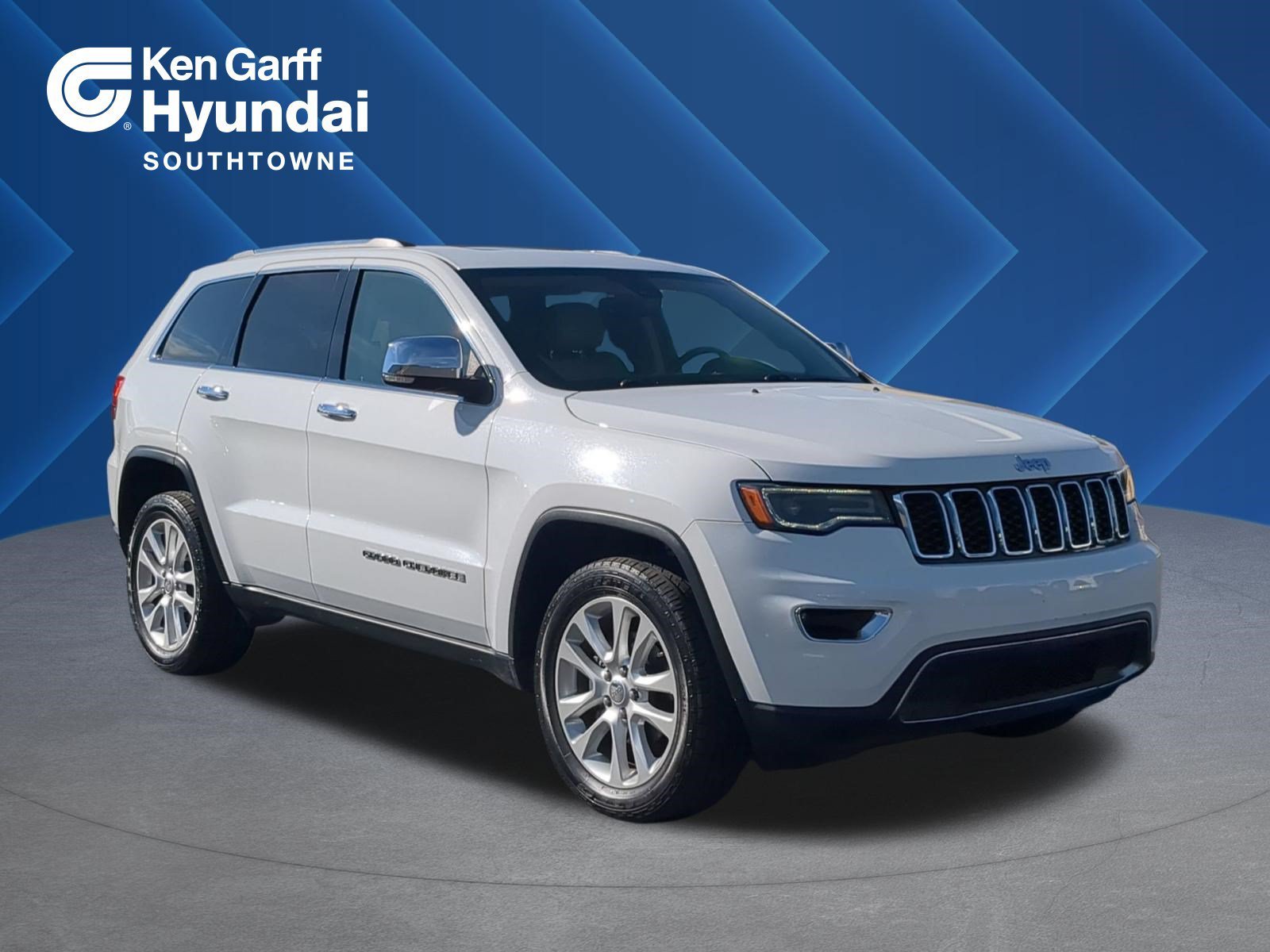 Used 2017 Bright White Clearcoat Jeep Limited image 1