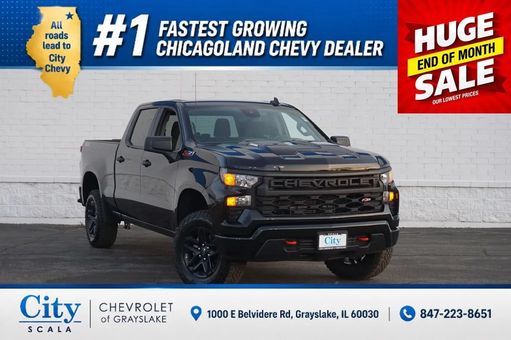 New 2026 Black Chevrolet Custom Trail Boss image 1