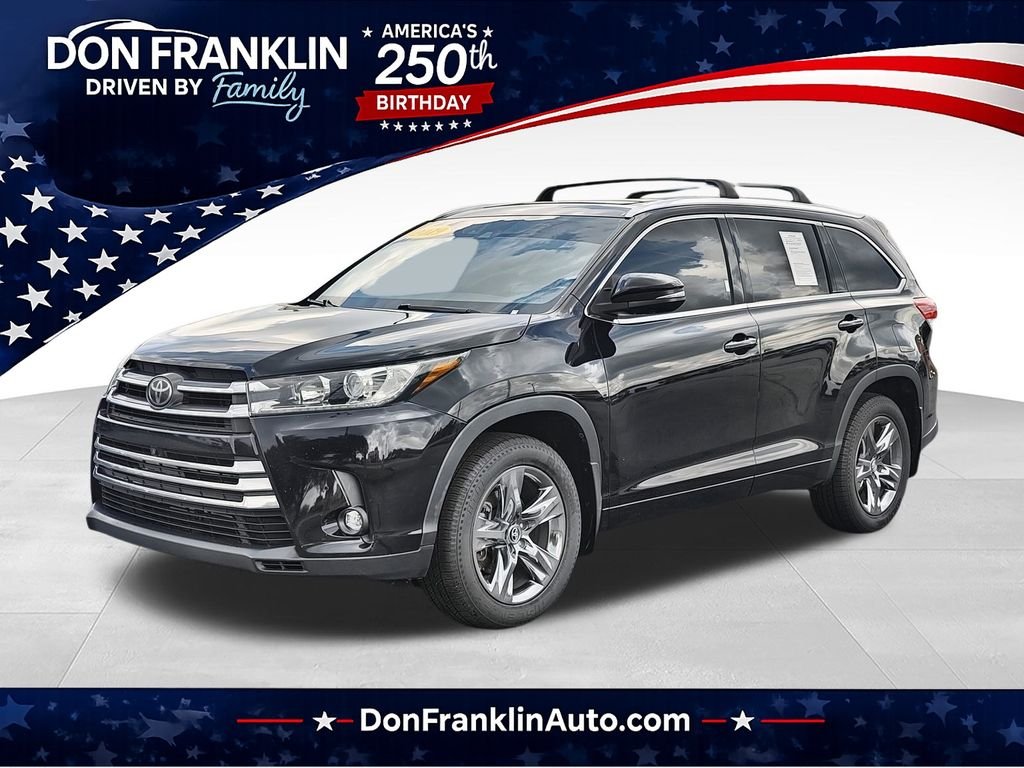 Used 2019 Midnight Black Metallic Toyota Limited Platinum image 1
