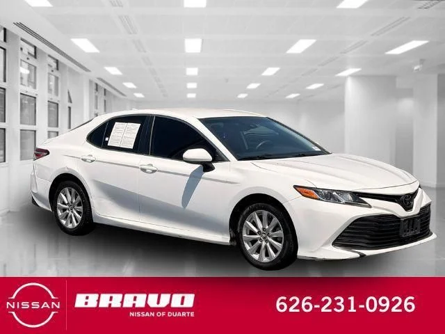 Used 2020 White Toyota LE image 1