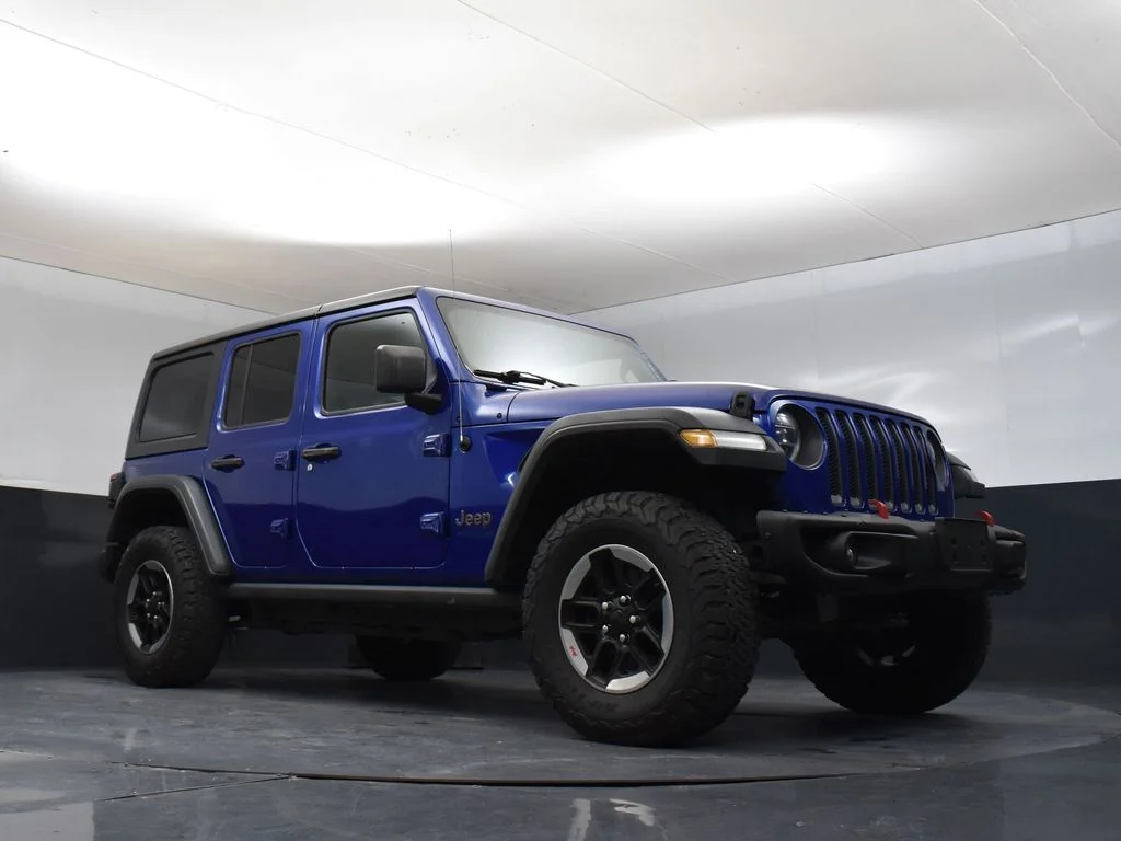 Used 2018 Blue Jeep Unlimited Rubicon image 9