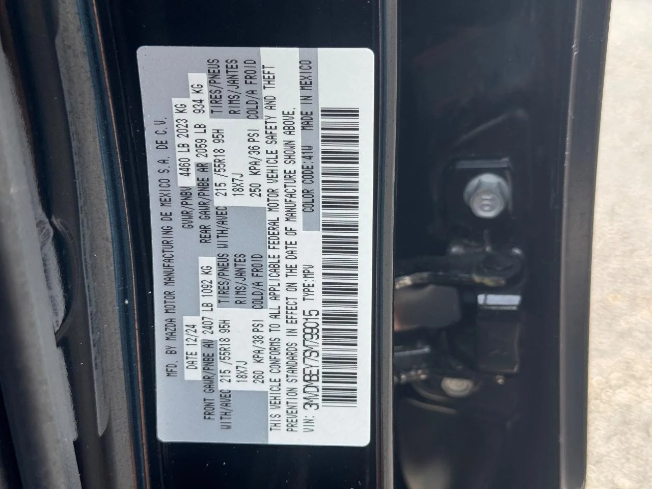 Used 2025 Jet Black Mica Mazda 2.5 Turbo Premium Plus image 28