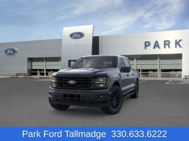 New 2026 Agate Black Metallic Ford XLT image 2