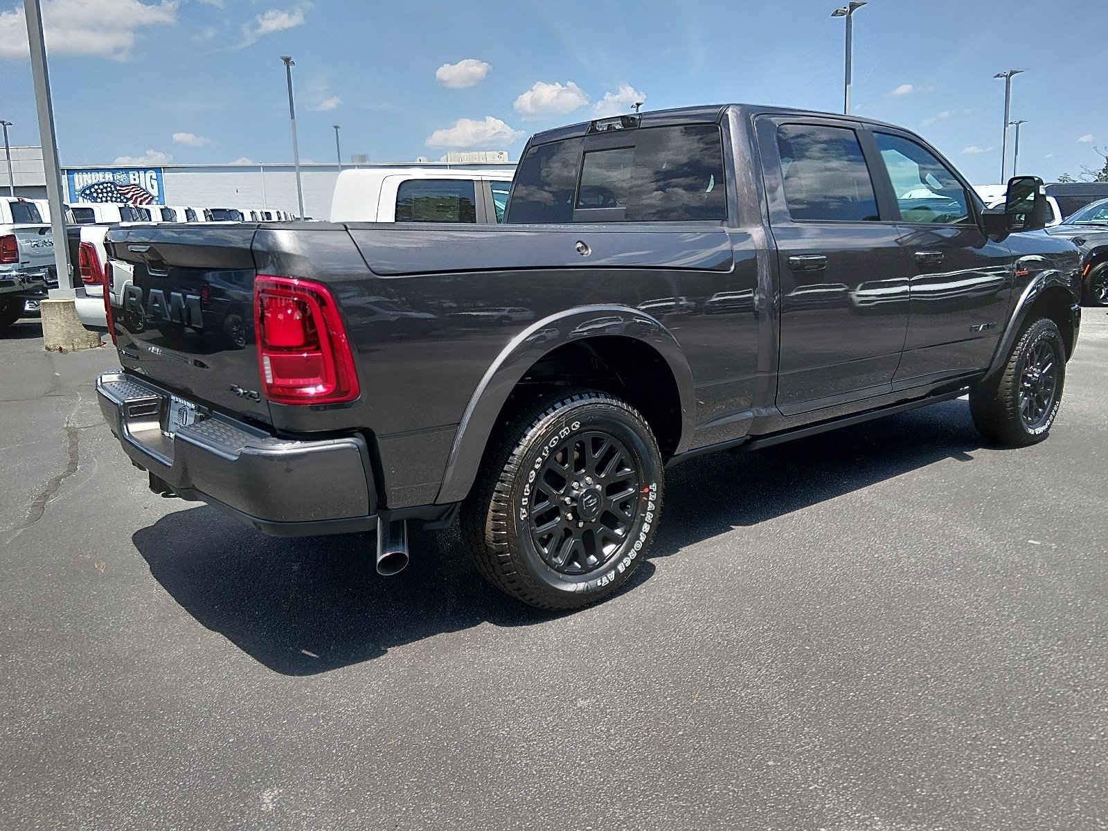 New 2026 Granite Crystal Metallic Clearcoat RAM Limited Crew Cab 4x4 6
