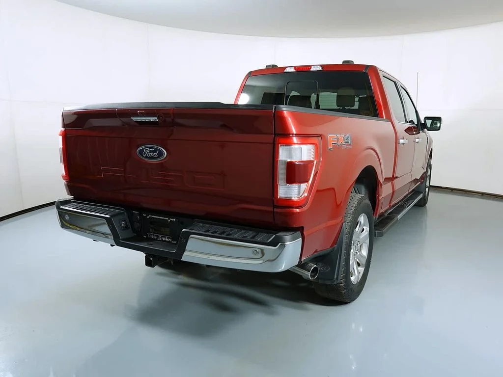 Used 2021 Red Ford Lariat image 3