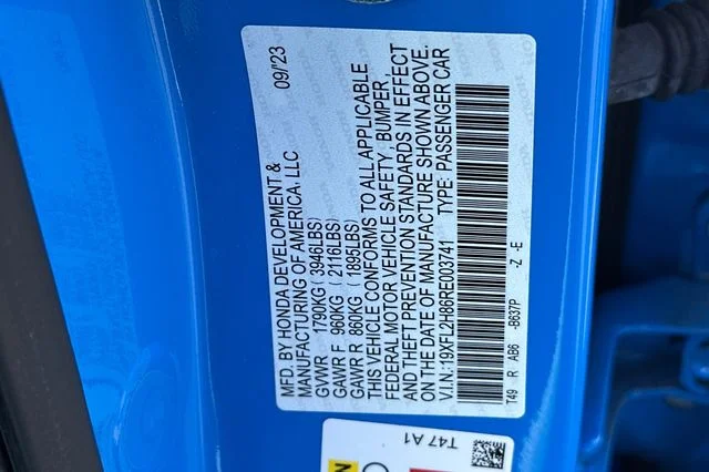 Certified Used 2024 Boost Blue Pearl Honda Sport image 33
