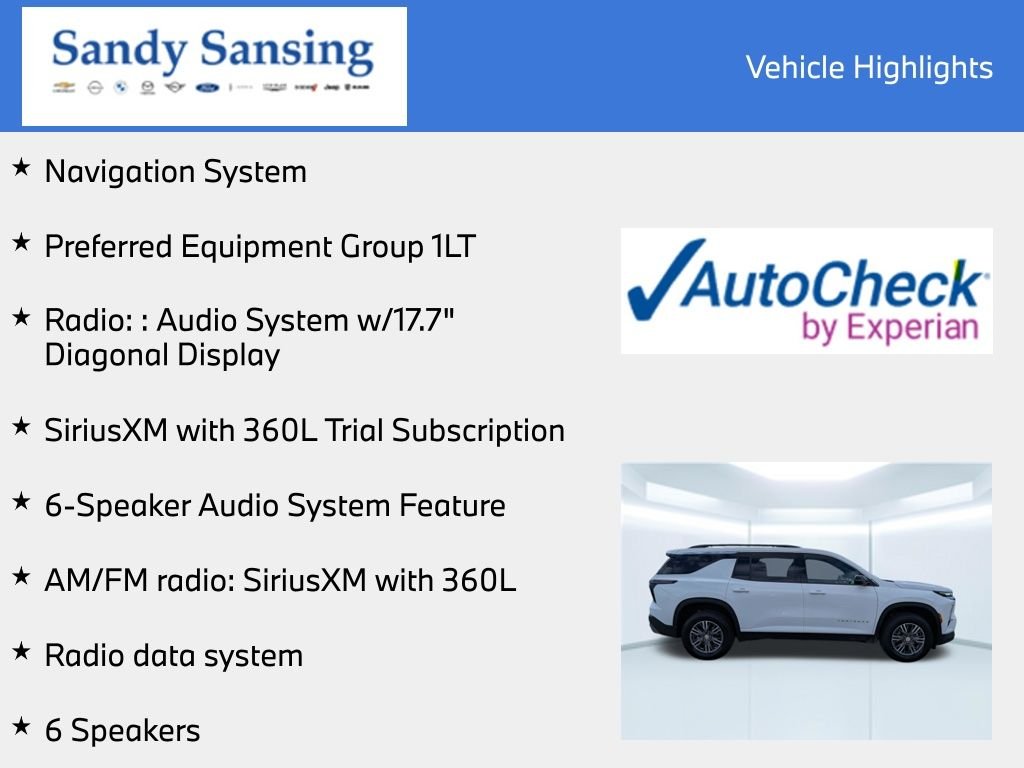 Used 2025 White Chevrolet LT image 7