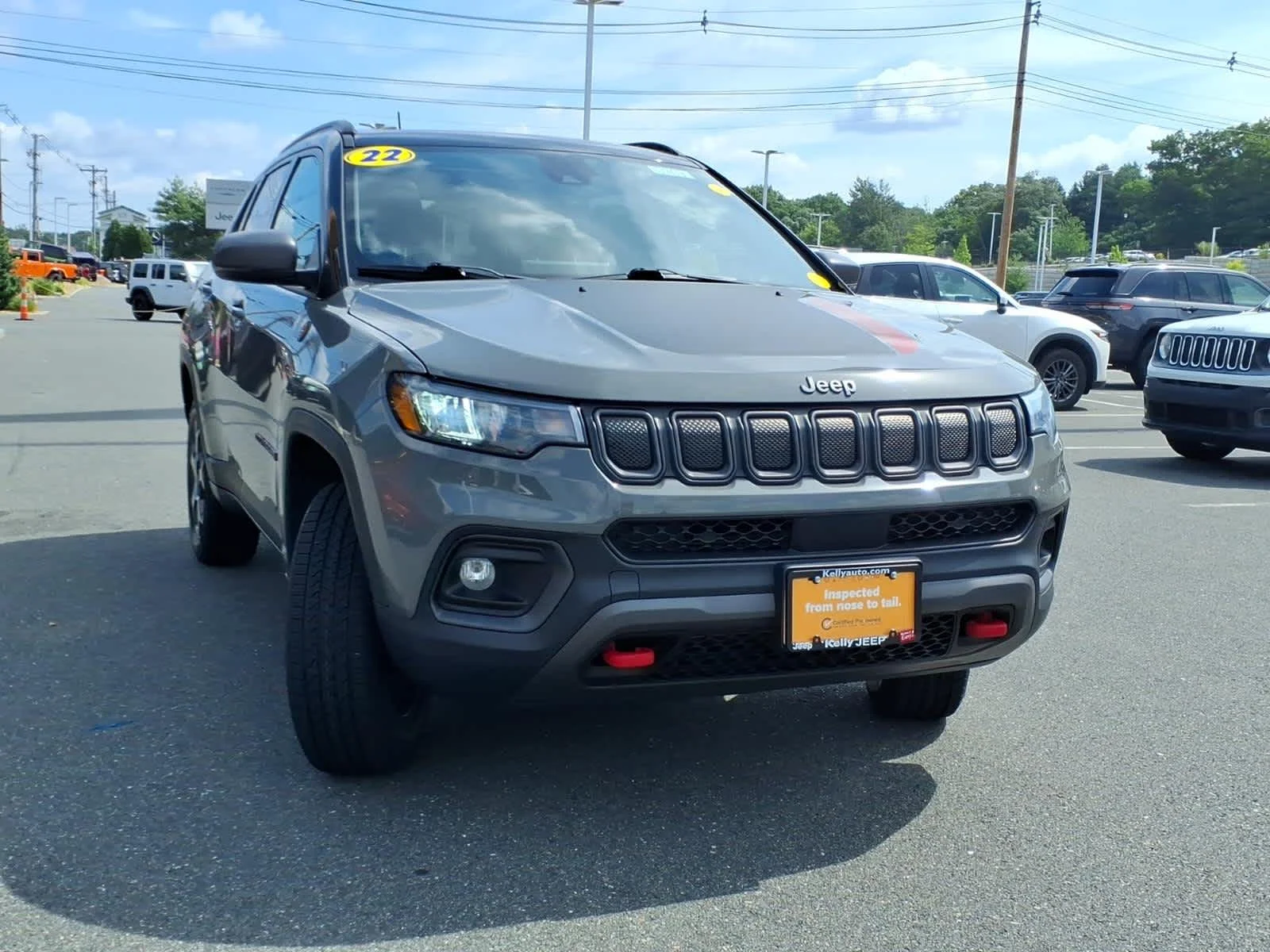 Certified Used 2022 Sting-Gray Clearcoat Jeep Trailhawk image 4