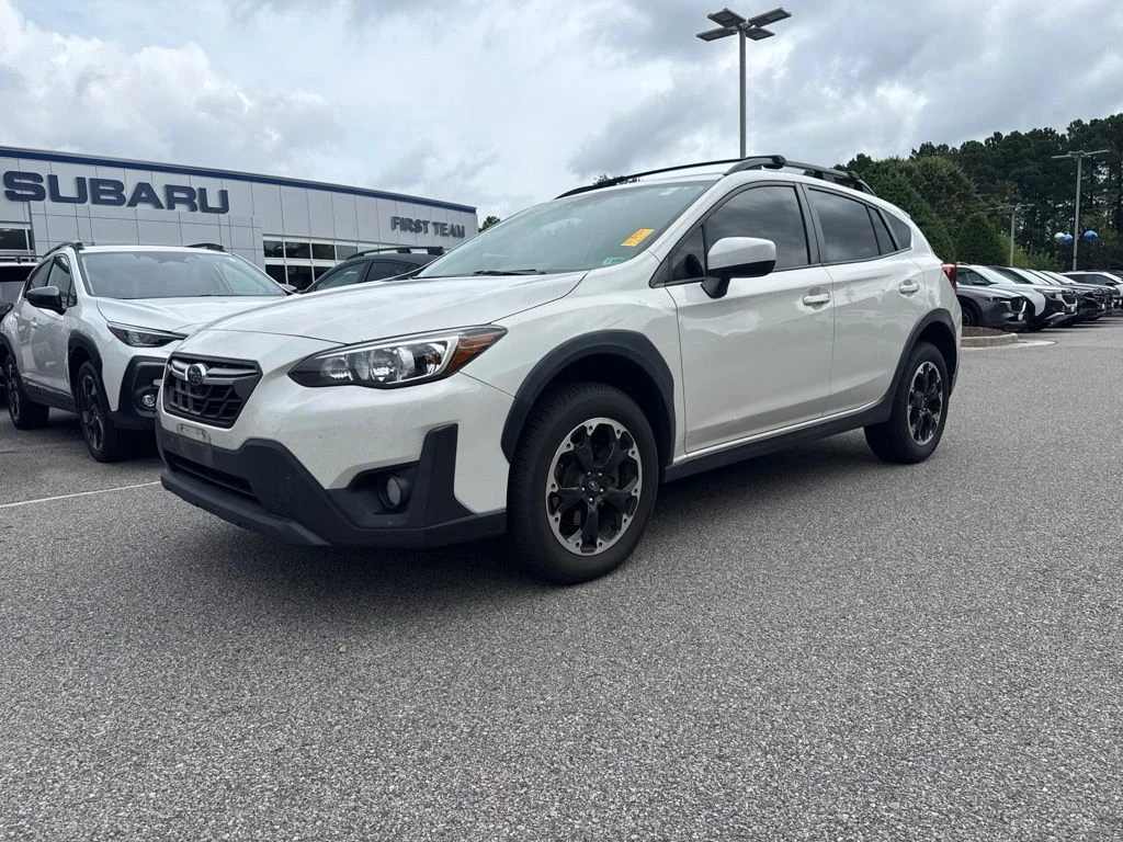 Used 2021 White Subaru Premium image 1