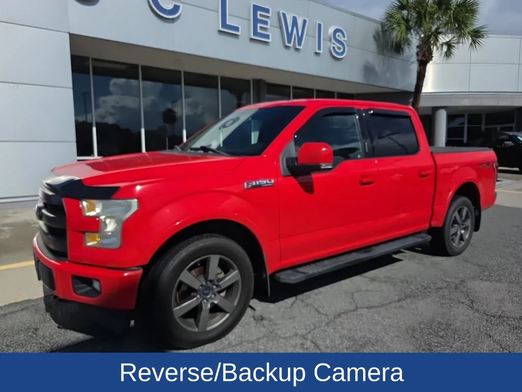 Used 2017 Race Red Ford Lariat image 3