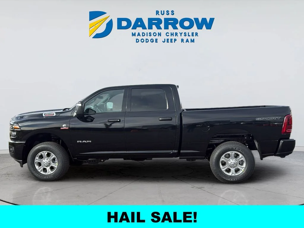 New 2026 Diamond Black Crystal Pearl-Coat Exterior Paint RAM Big Horn image 2