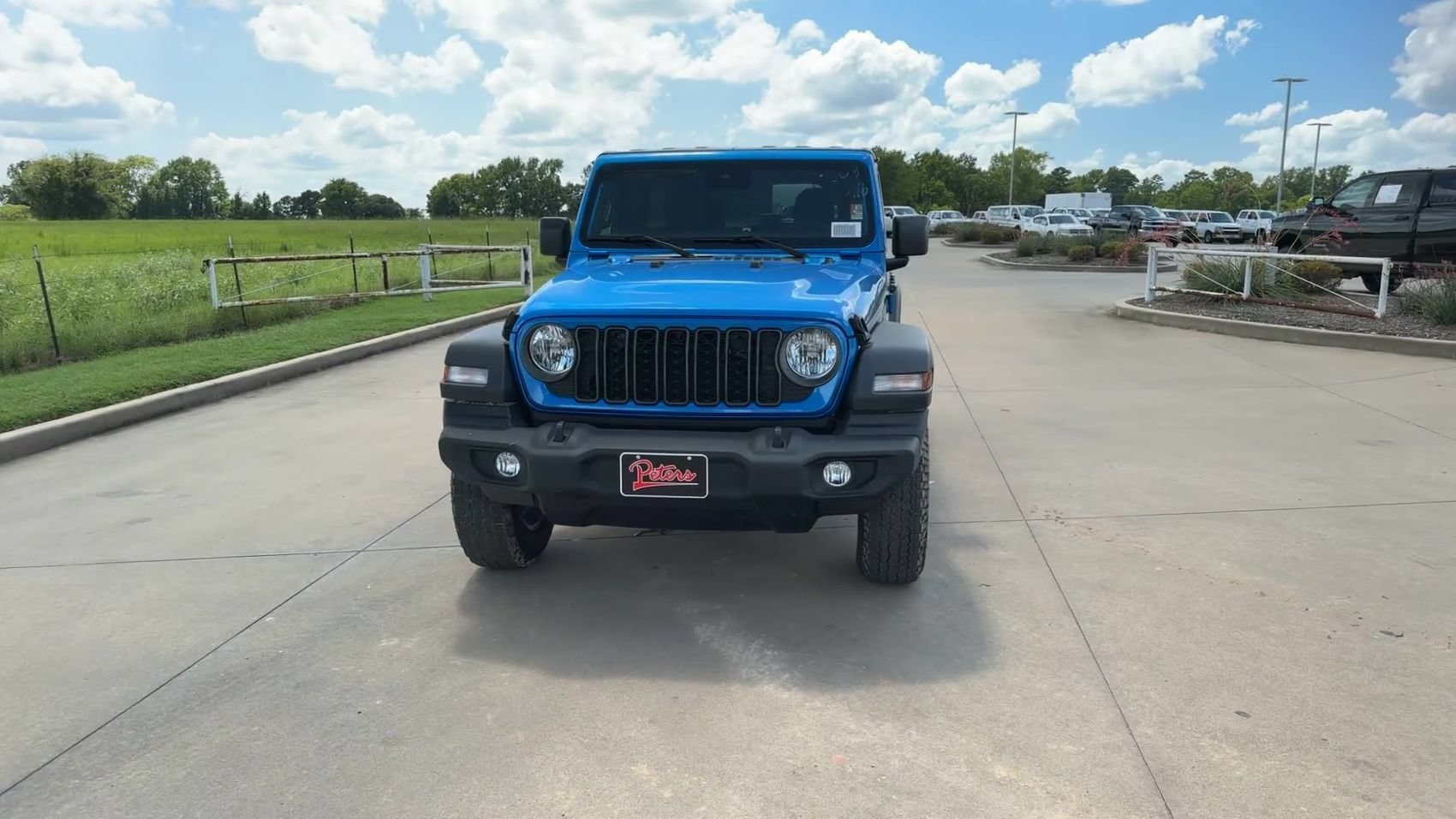 New 2024 Hydro Blue Pearlcoat Jeep Sport S image 3