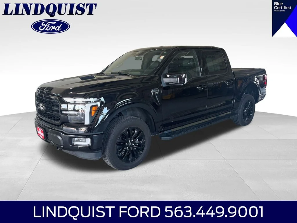 Certified Used 2024 Black Metallic Ford Lariat image 1