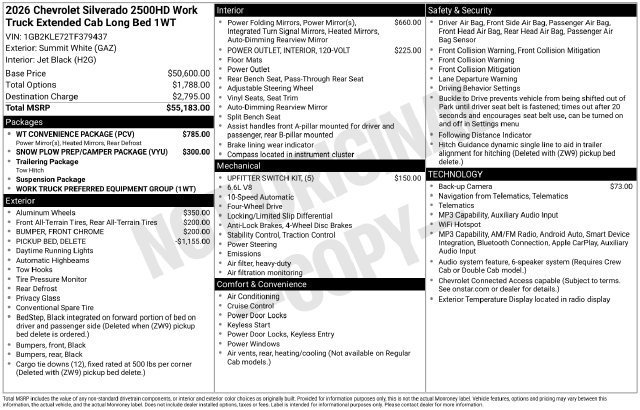 2026 Chevrolet Silverado 2500HD