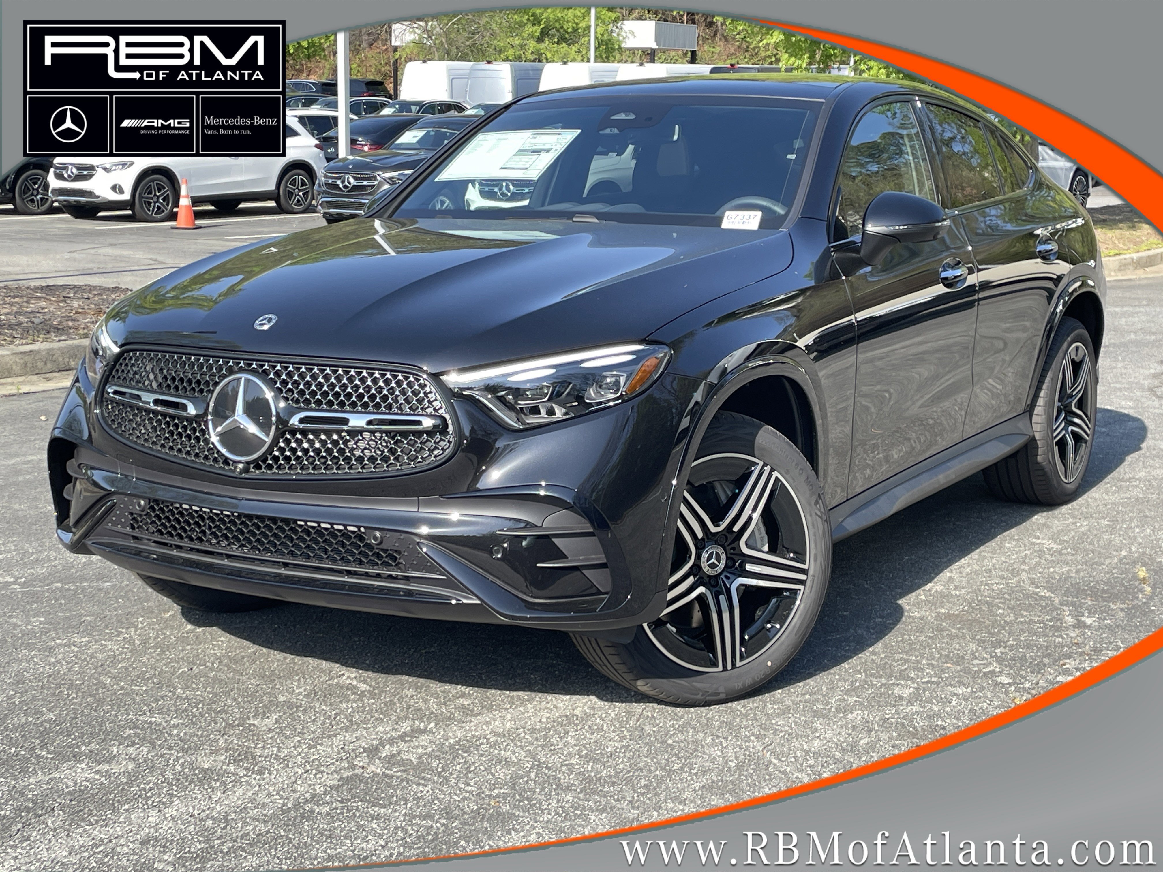 New 2026 Obsidian Black Metallic Mercedes-Benz GLC 300 4MATIC® Coupe image 1