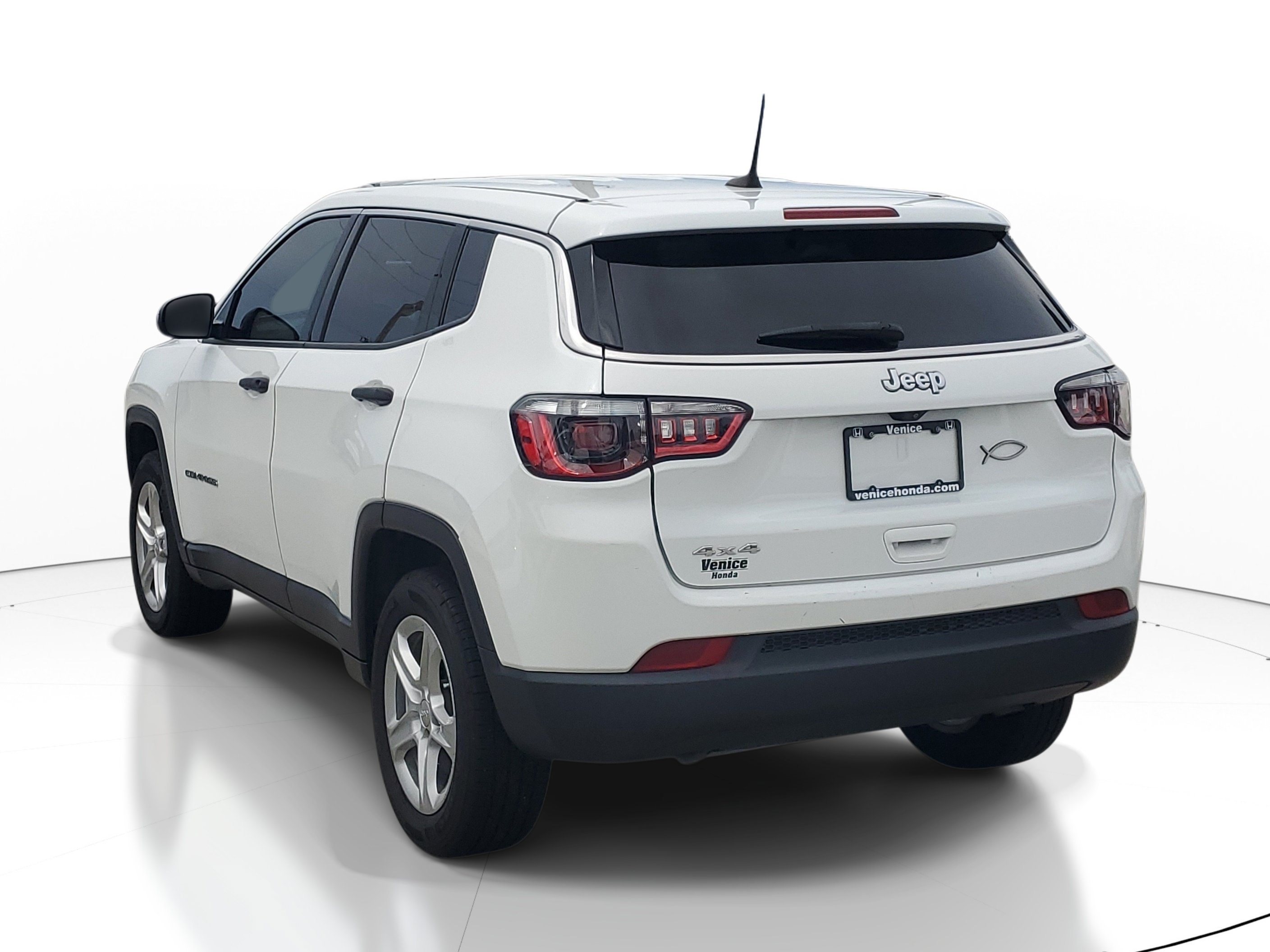Used 2023 Bright White Clearcoat Jeep Sport image 4