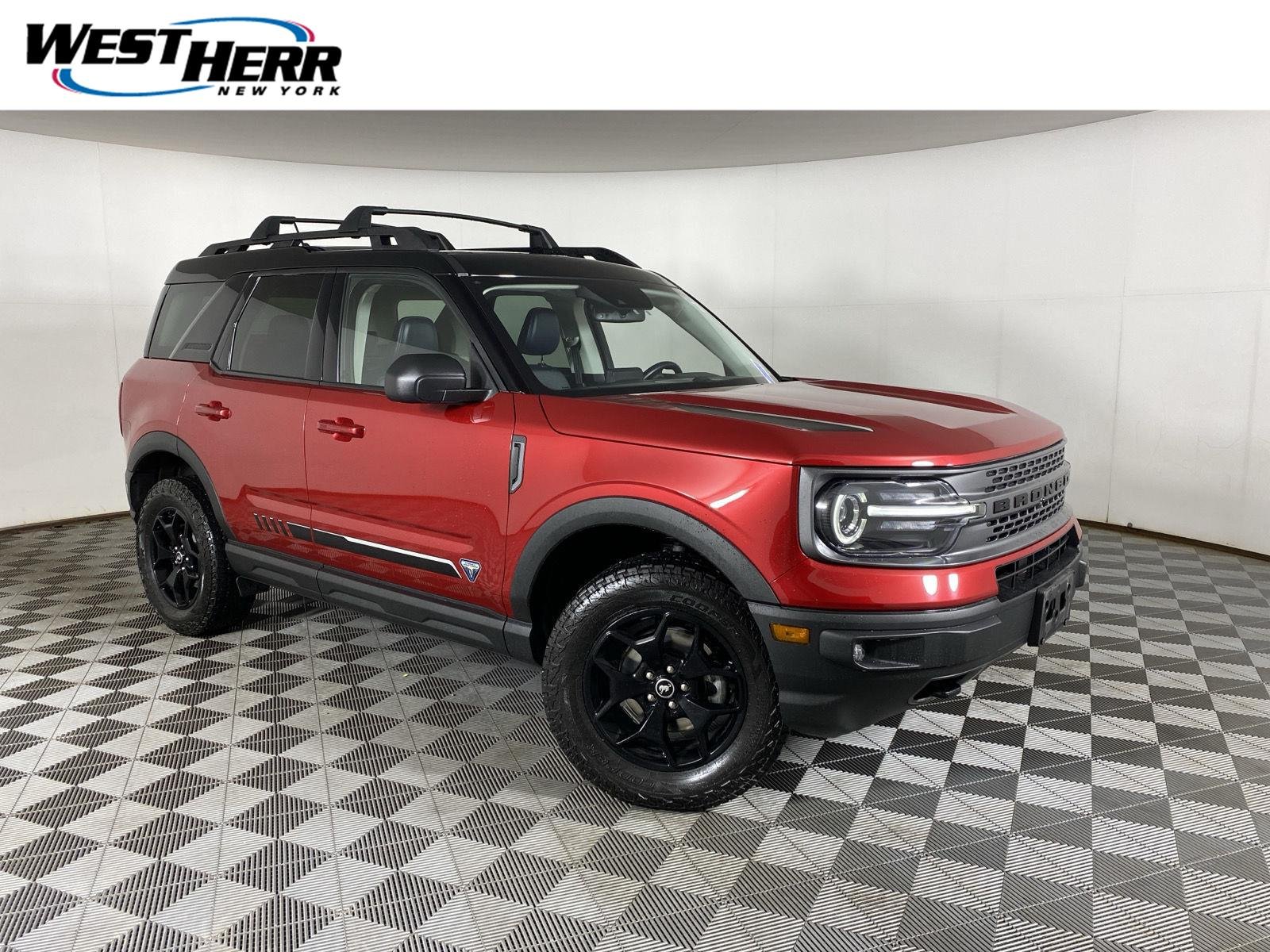 Used 2021 Rapid Red Metallic Tinted Clearcoat Ford First Edition image 1